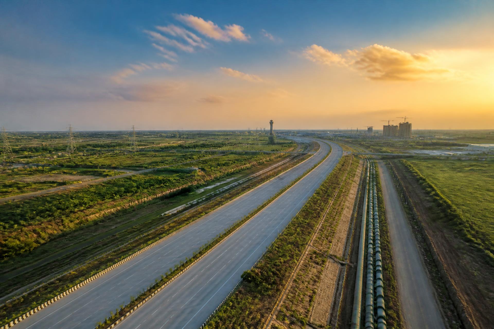 Aerial view of Dholera Special Investment Region