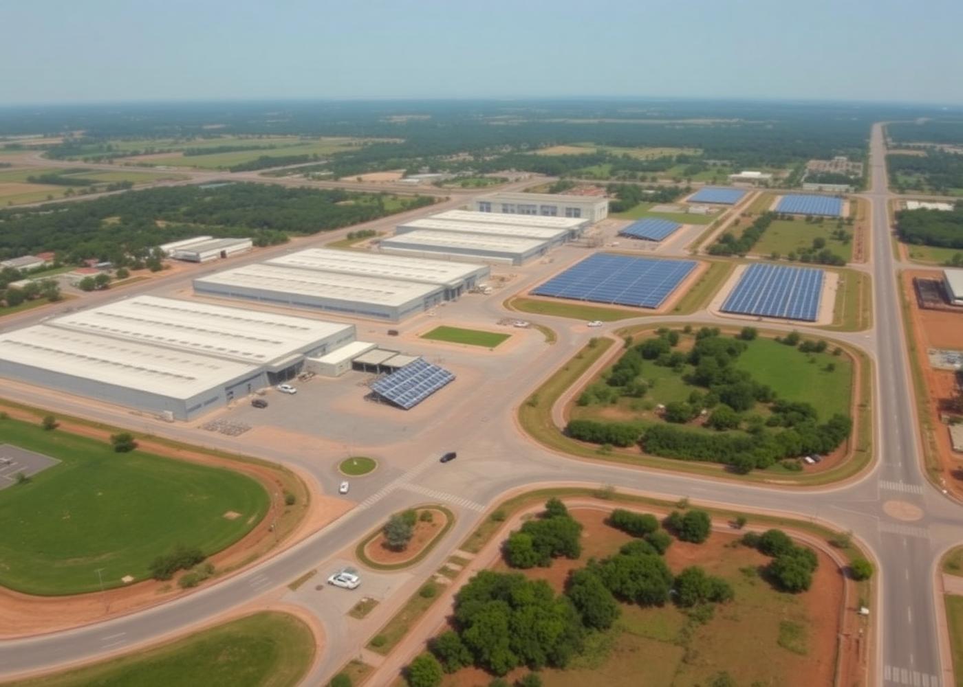 Industrial infrastructure in Dholera
